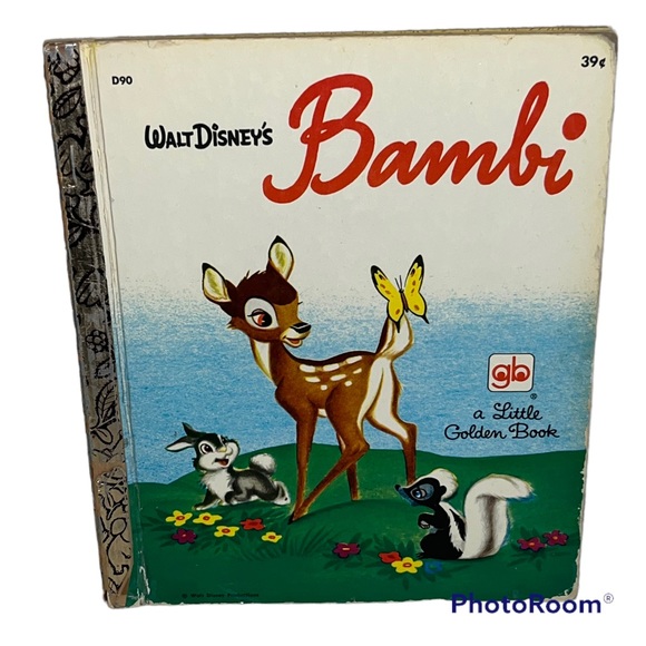 Disney Other - Bambi a Little Golden Book vintage Disney kids book